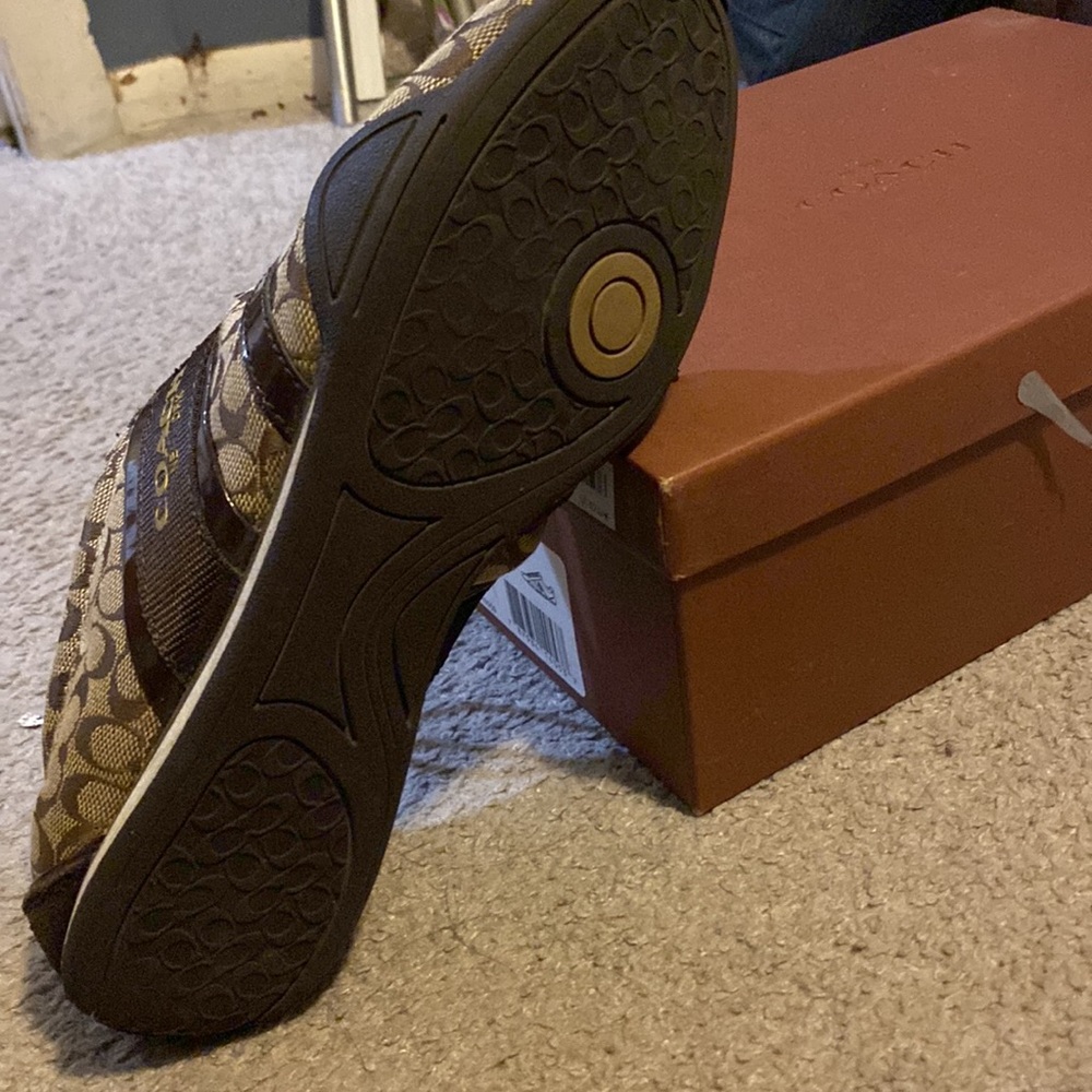 Remonna khaki/chestnut Coach sneaker - Picture 2 of 5